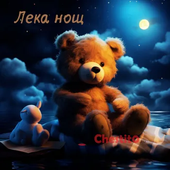 Картичка за лека нощ  Мече с пижама вечер